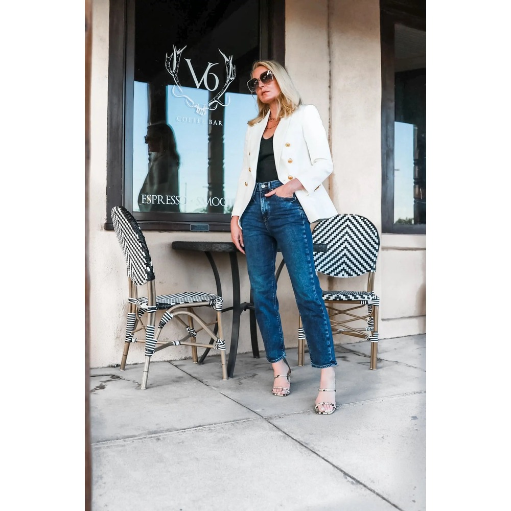 New Austin Reed Wool Double Breasted Blazer